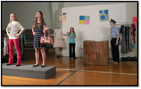 The store just before closing